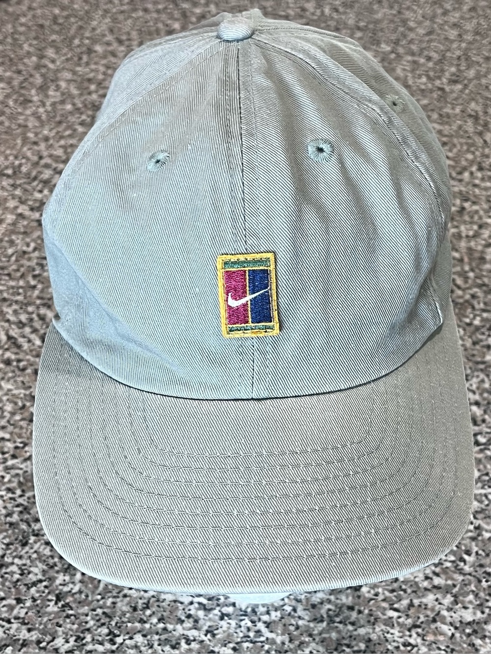 Vintage Nike Challenge Court Andre Agassi Grey 90’s Hat